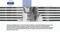 Desktop Screenshot of modelberufsverband.ch